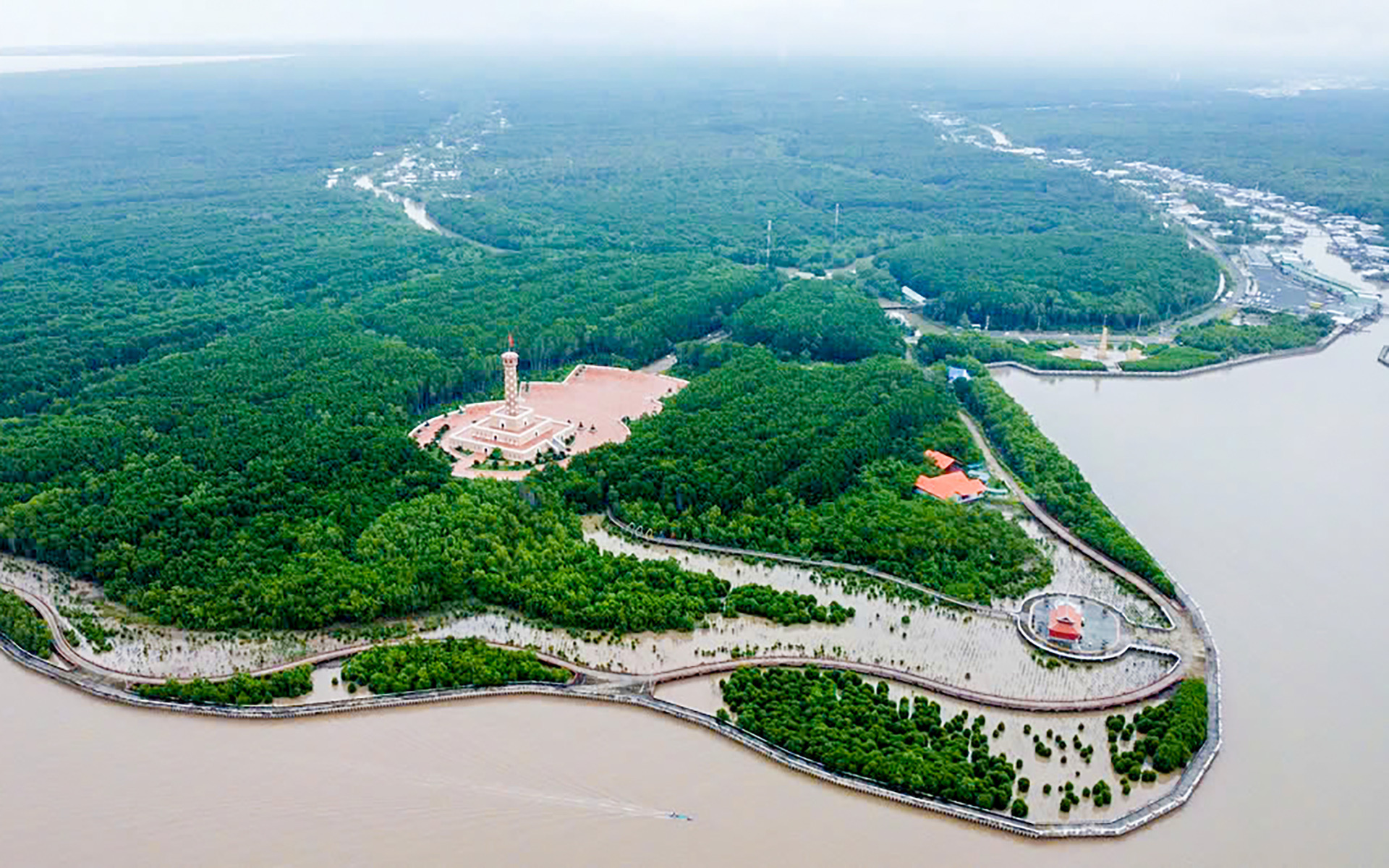 Cà Mau nhìn từ trên cao - Ảnh 1.