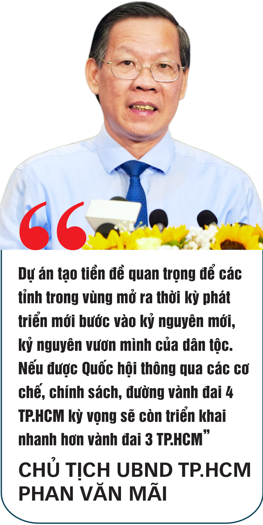 Chủ tịch TP.HCM Phan Văn Mãi: Hợp lực cao nhất để làm đường vành đai 4 TP.HCM - Ảnh 5.