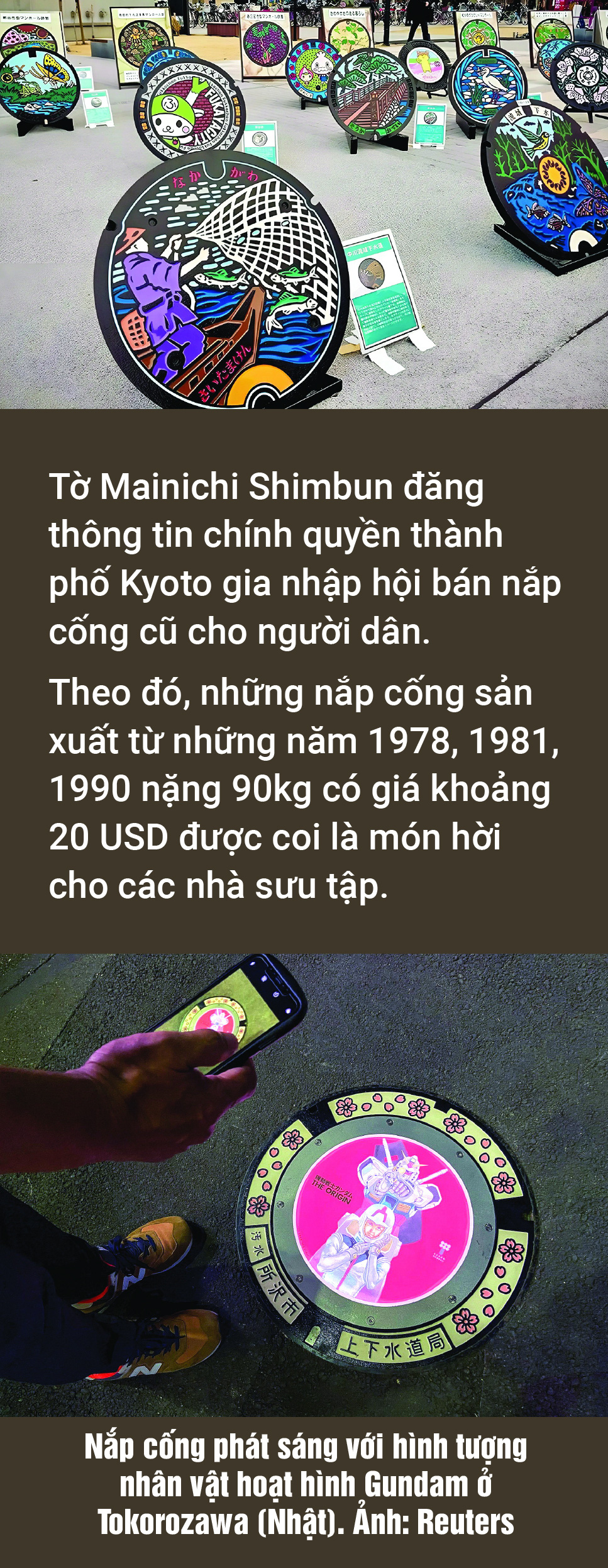 Trang trí nắp cống:  Những mảnh sử vuông tròn - Ảnh 11.