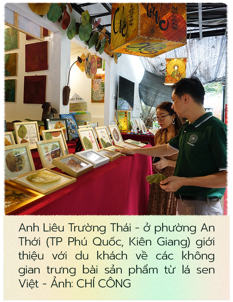 Hành trình người đưa lá sen Việt đến khách quốc tế - Ảnh 4.