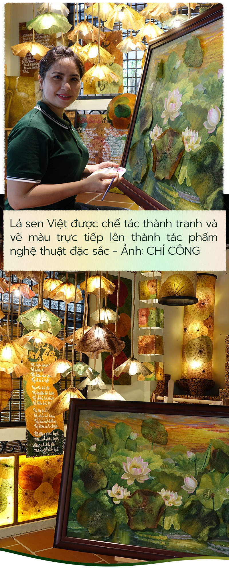 Hành trình người đưa lá sen Việt đến khách quốc tế - Ảnh 10.