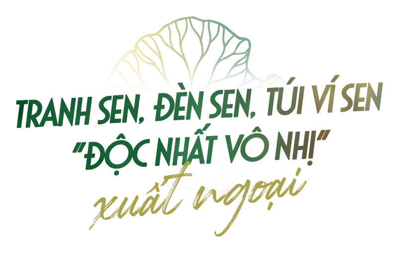 Hành trình người đưa lá sen Việt đến khách quốc tế - Ảnh 3.