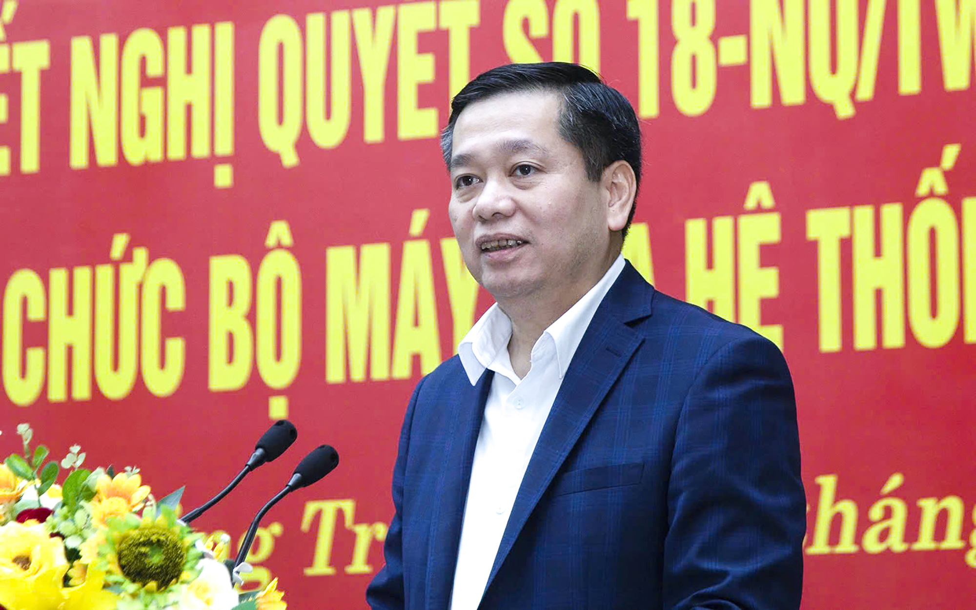 Bí thư Quảng Trị: Không để tiêu cực, 'quân anh quân tôi' trong sắp xếp bộ máy - Ảnh 1. Bí thư Quảng Trị: Không để tiêu cực, 'quân anh quân tôi' trong sắp xếp bộ máy - Ảnh 1.