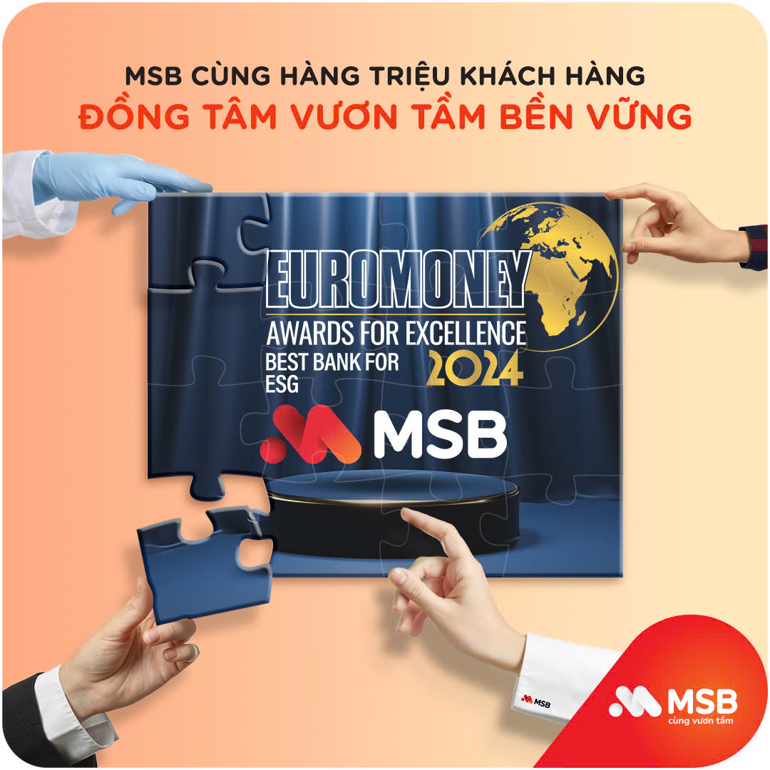 MSB nhận 2 giải thưởng quốc tế uy tín - Tuổi Trẻ Online