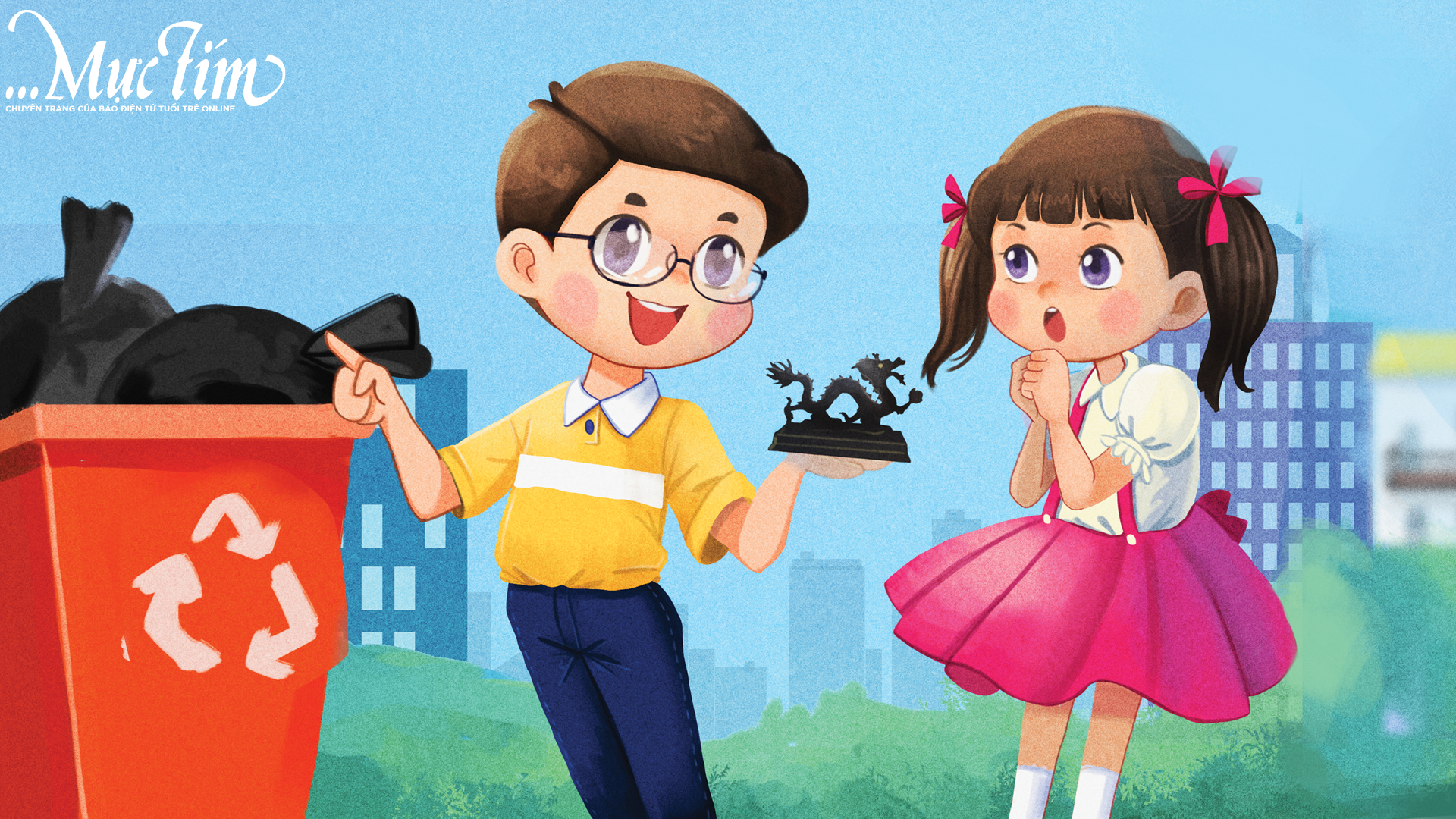 Truyện ngắn Khăn Quàng Đỏ Tết: Con rồng bằng đồng đen- Ảnh 1.