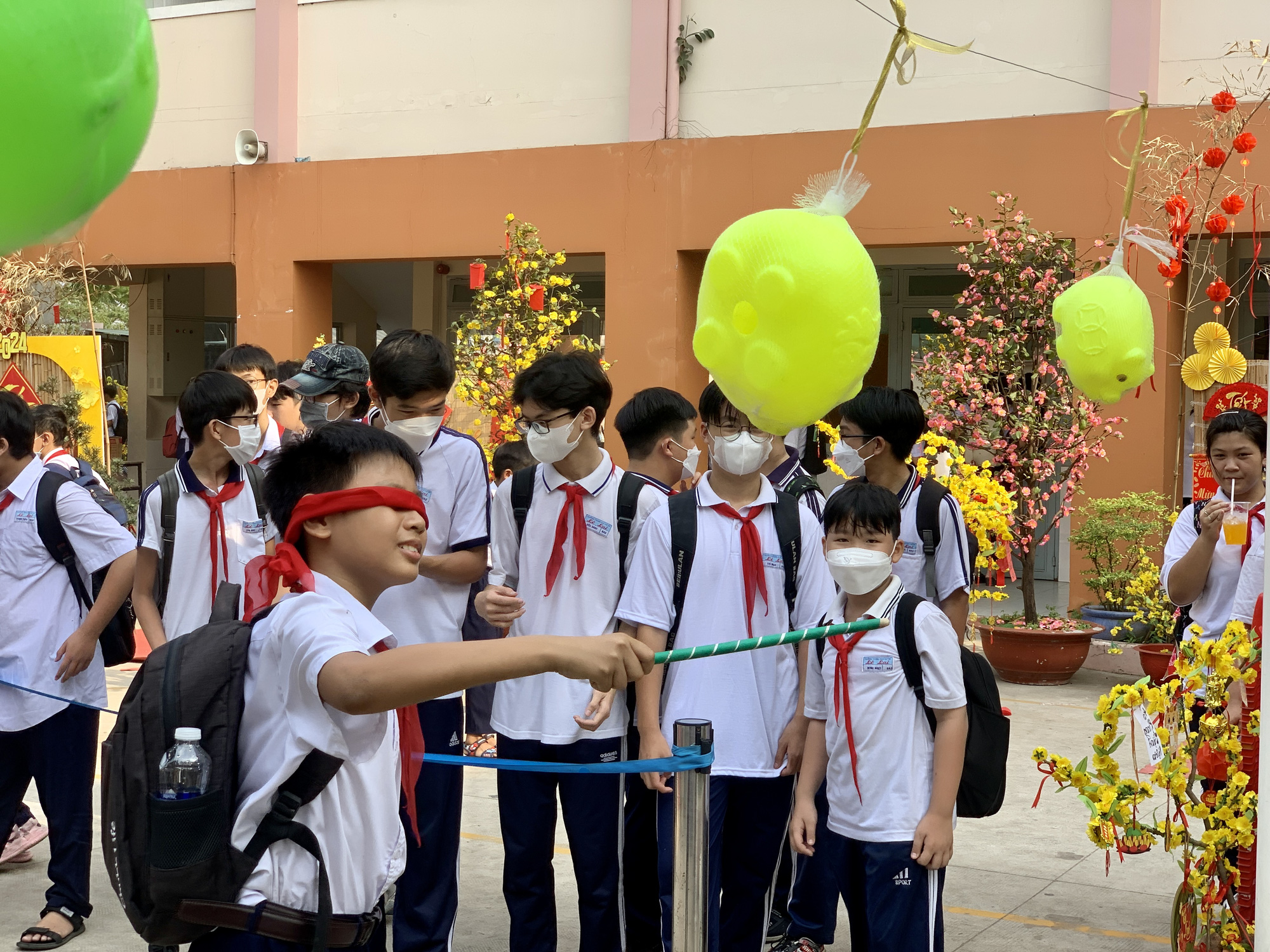 Tết quê cực chất của teen Trường THCS Lê Lai- Ảnh 6.