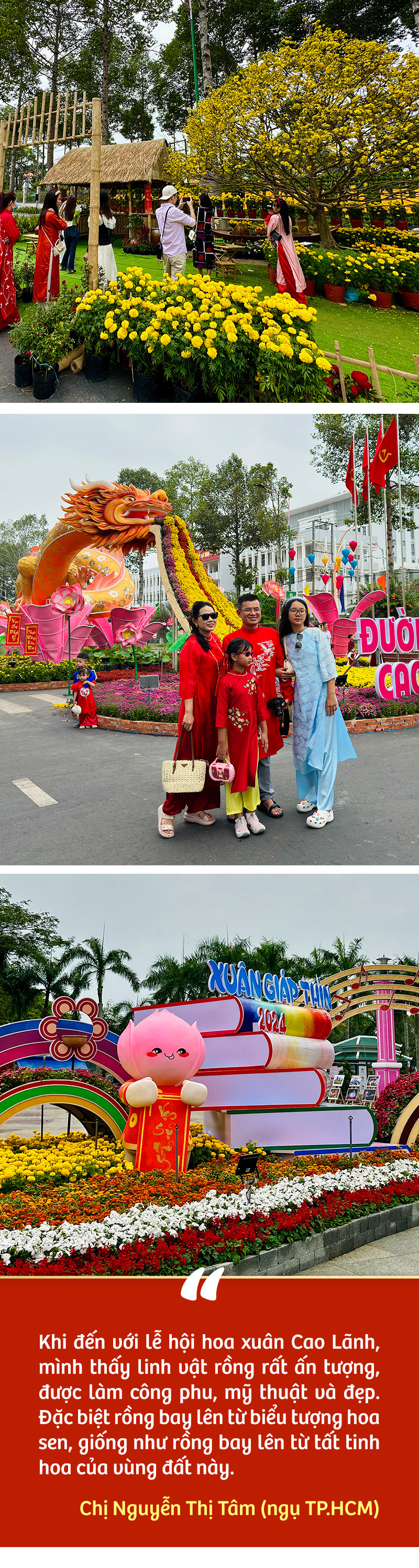 Đường hoa xuân Cao Lãnh: ‘Đồng Tháp Sen Hồng, Bứt phá tiên phong’ - Ảnh 7.