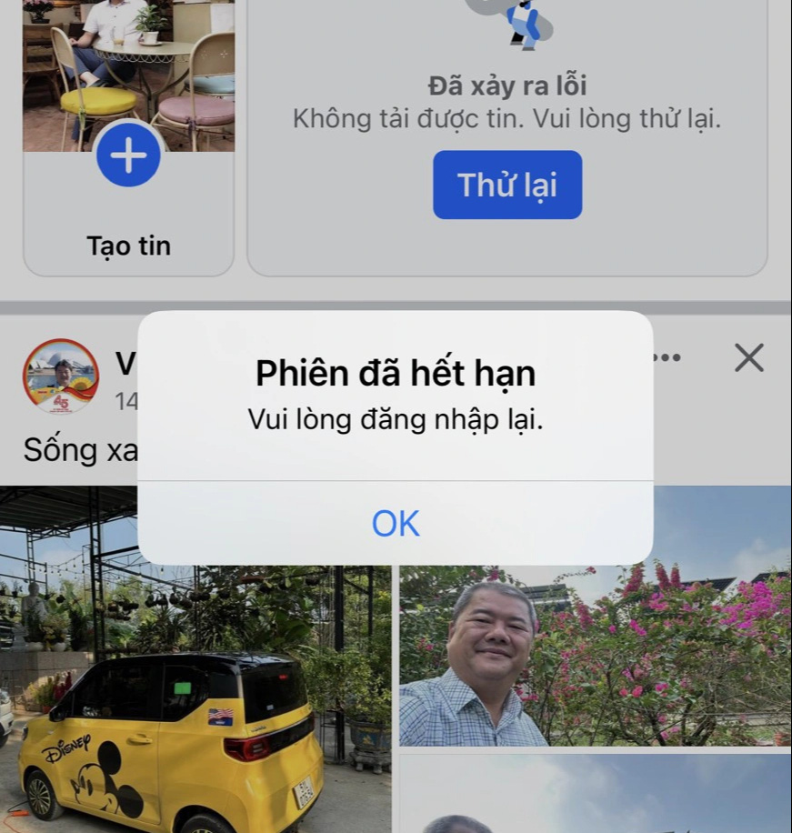 Facebook sập tại Việt Nam và nhiều nước- Ảnh 3. Người dùng không thể đăng nhập vào Facebook khuya 5-3 - Ảnh chụp màn hình
