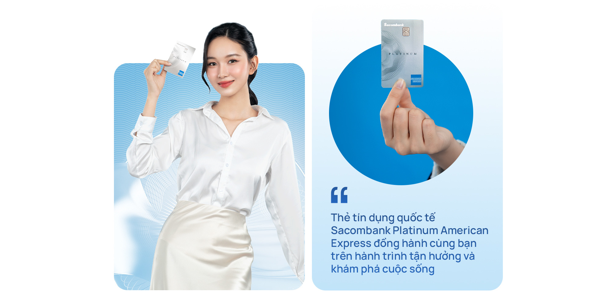 Bộ đôi thẻ Platinum American Express, mảnh ghép hoàn hảo cho hệ sinh thái thanh toán Sacombank - Ảnh 4.