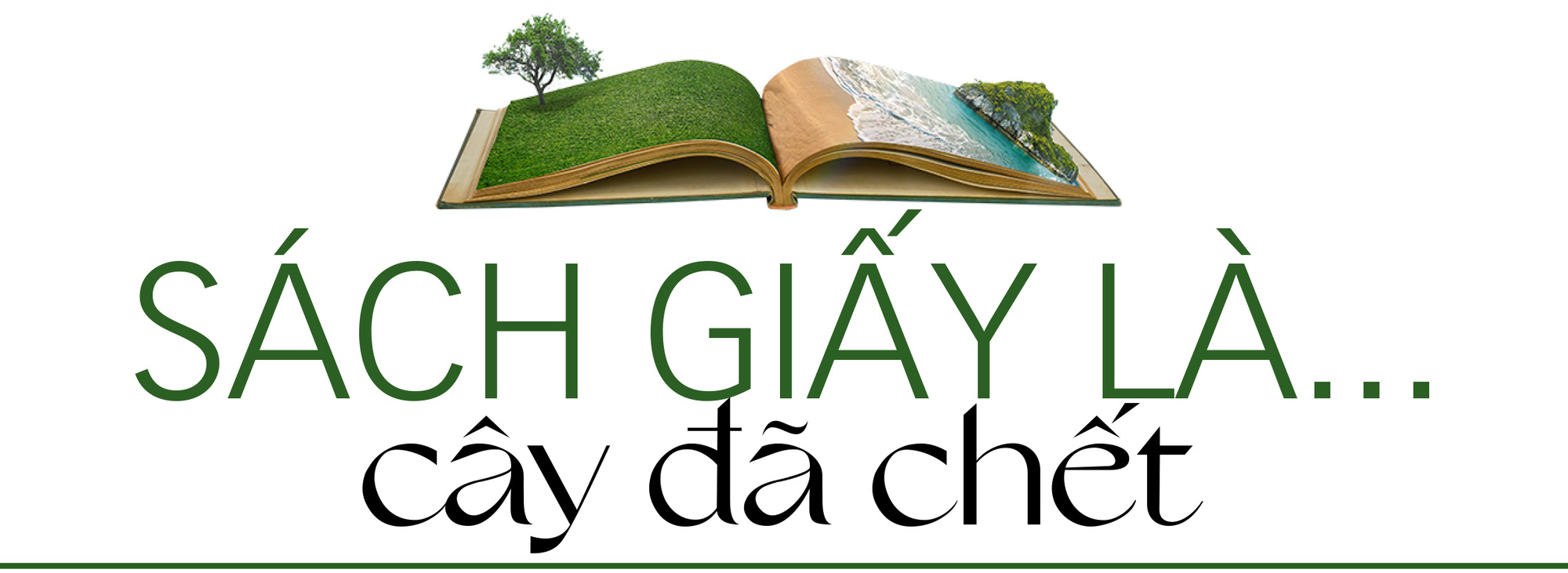 Thay nét chữ, giữ nghìn cây - Ảnh 1.