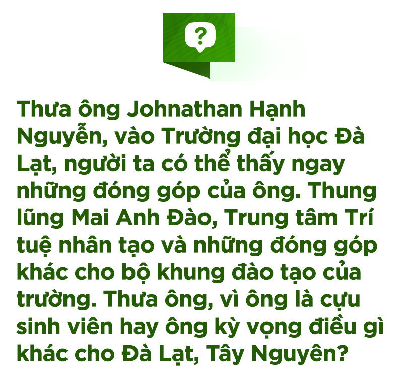 Doanh nhân Johnathan Hạnh Nguyễn tâm sự chuyện học với sinh viên - Ảnh 1.