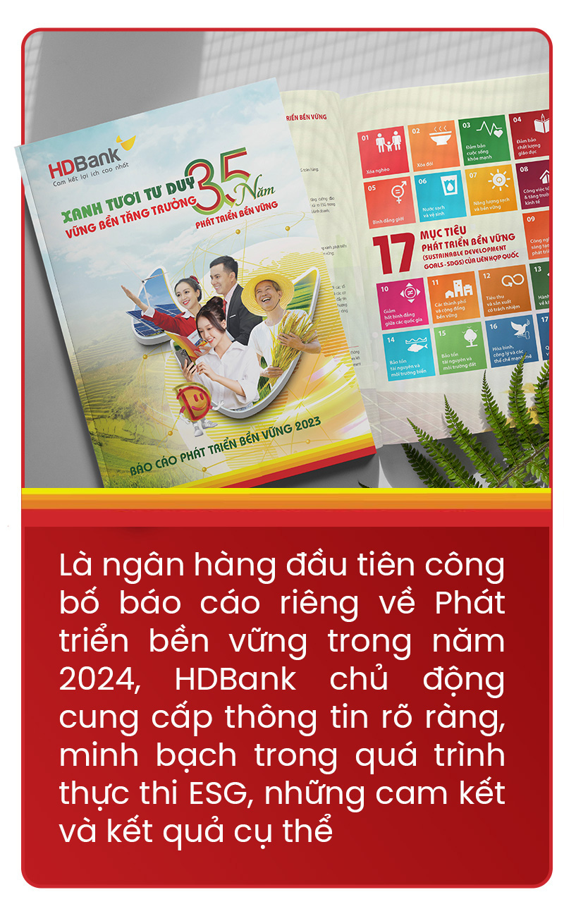 Công bố Báo cáo Phát triển bền vững, HDBank tiên phong thực thi ESG cho một tương lai tươi sáng - Ảnh 2.
