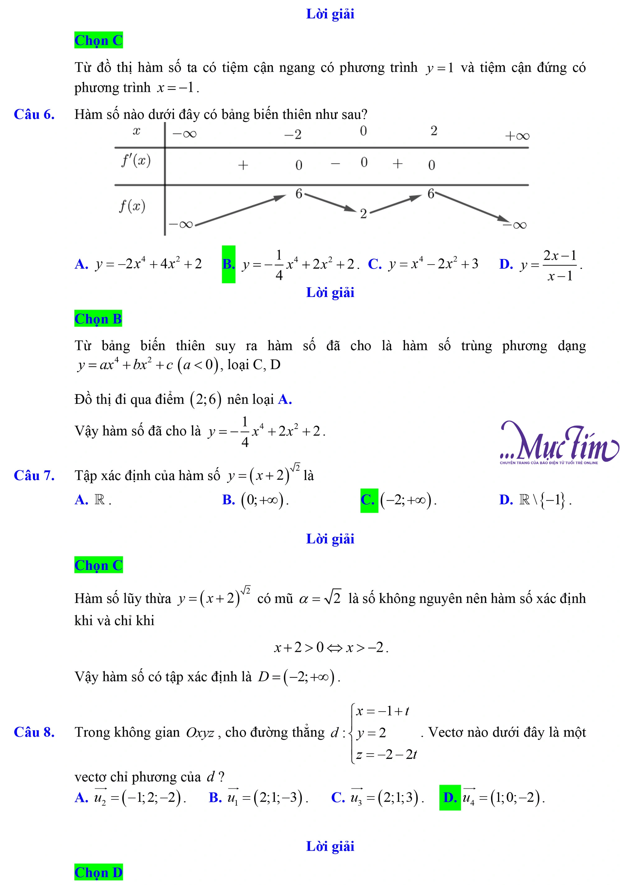Đáp án, lời giải chi tiết đề thi thử môn toán ngày 5-5- Ảnh 3.