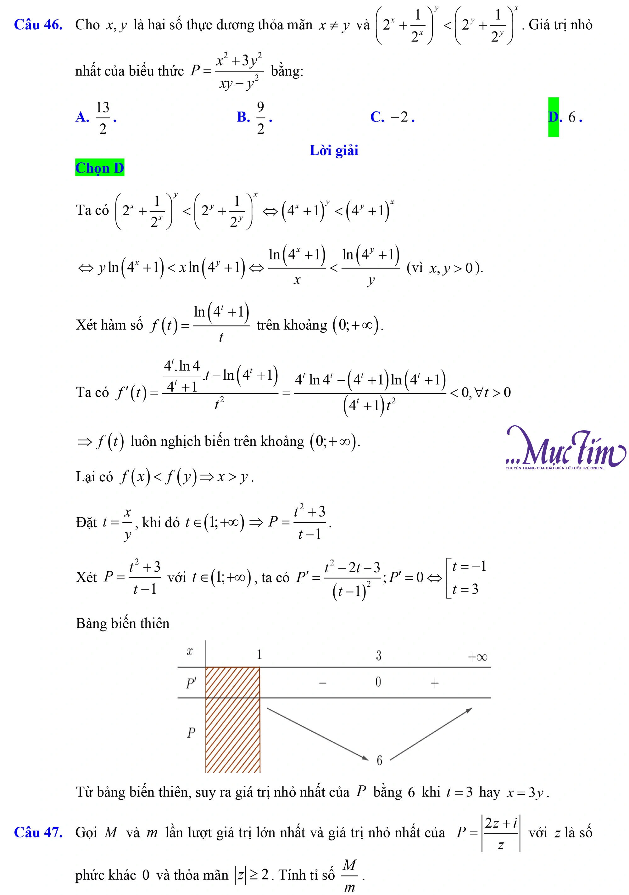 Đáp án, lời giải chi tiết đề thi thử môn toán ngày 5-5- Ảnh 16.