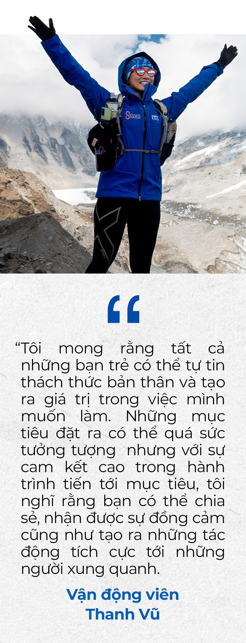 Hành trình chinh phục cột mốc mới tại Everest Marathon của Bông hồng thép sa mạc Thanh Vũ - Ảnh 10.
