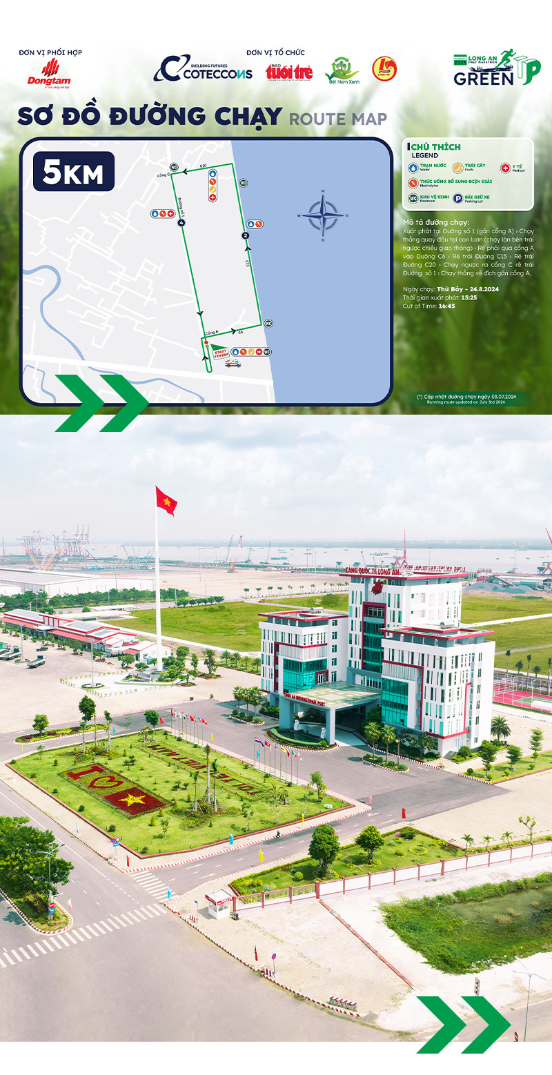 Đường chạy độc đáo của GreenUP Marathon - Long An Half Marathon 2024 - Ảnh 6.