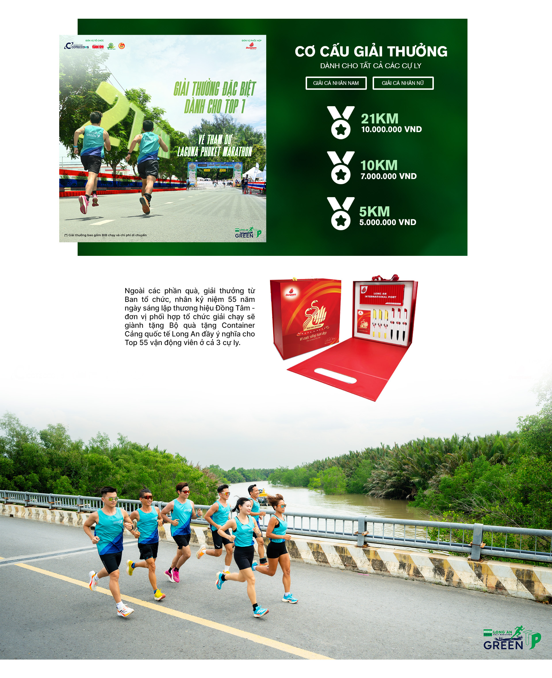 Đường chạy độc đáo của GreenUP Marathon - Long An Half Marathon 2024 - Ảnh 13.