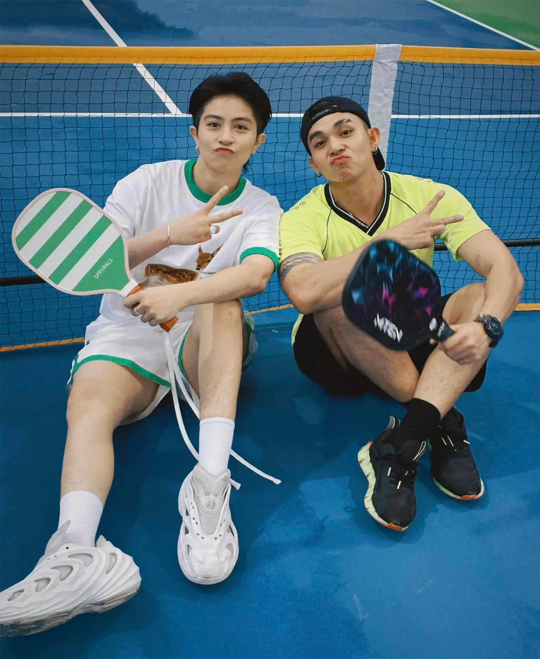 Pickleball là môn thể thao gì mà khiến sao Việt thích mê?- Ảnh 3. Pickleball là môn thể thao gì mà khiến sao Việt thích mê?- Ảnh 3.