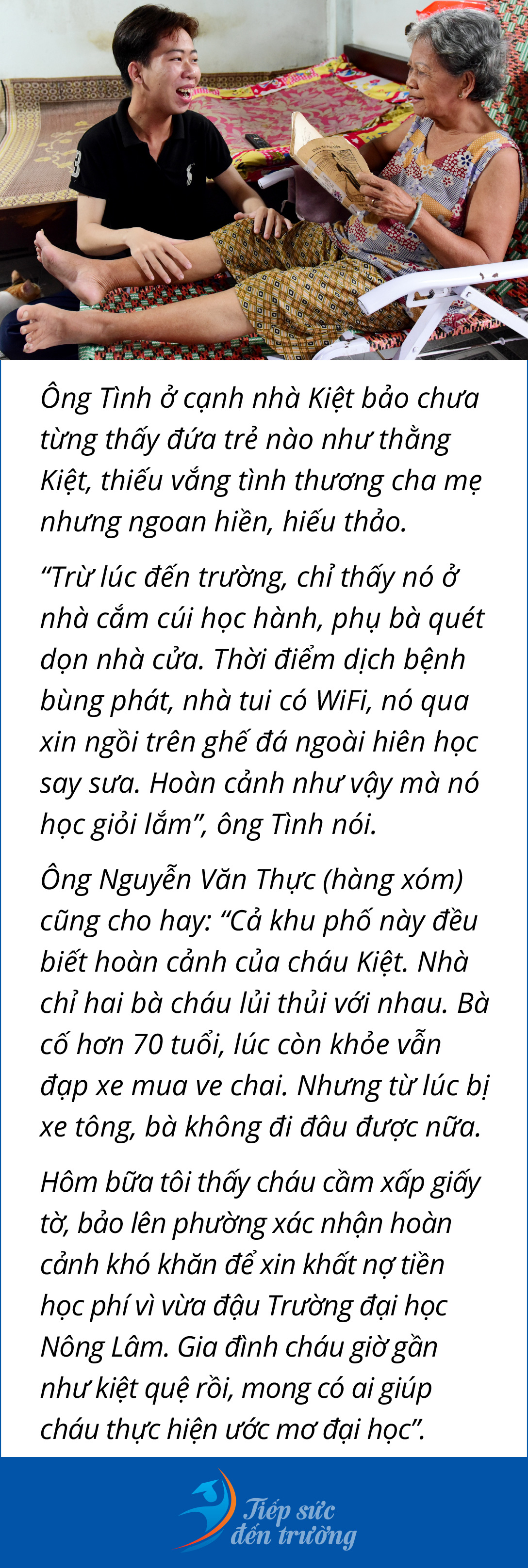 Bà cố Thị Nở ơi, cháu đã đậu vào Đại học Nông Lâm TP.HCM rồi! - Ảnh 9.