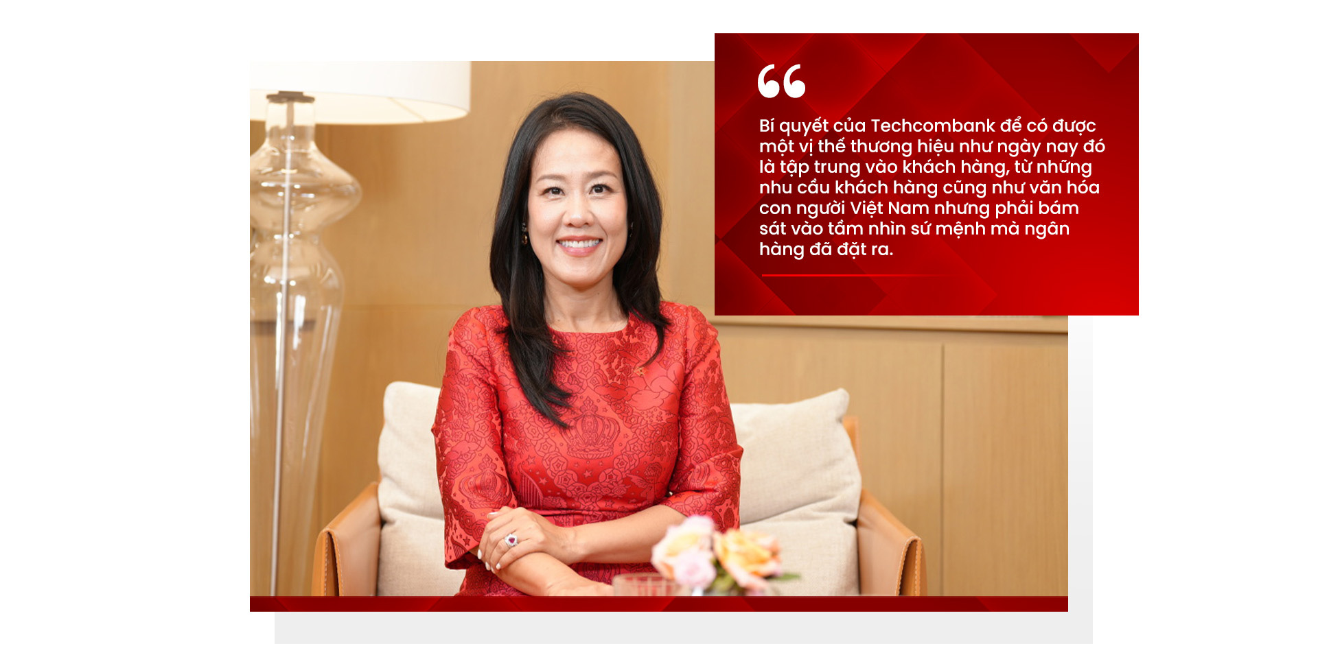 Bà Thái Minh Diễm Tú, giám đốc khối tiếp thị Techcombank: Chiến lược khác biệt tạo nên thương hiệu - Ảnh 18.