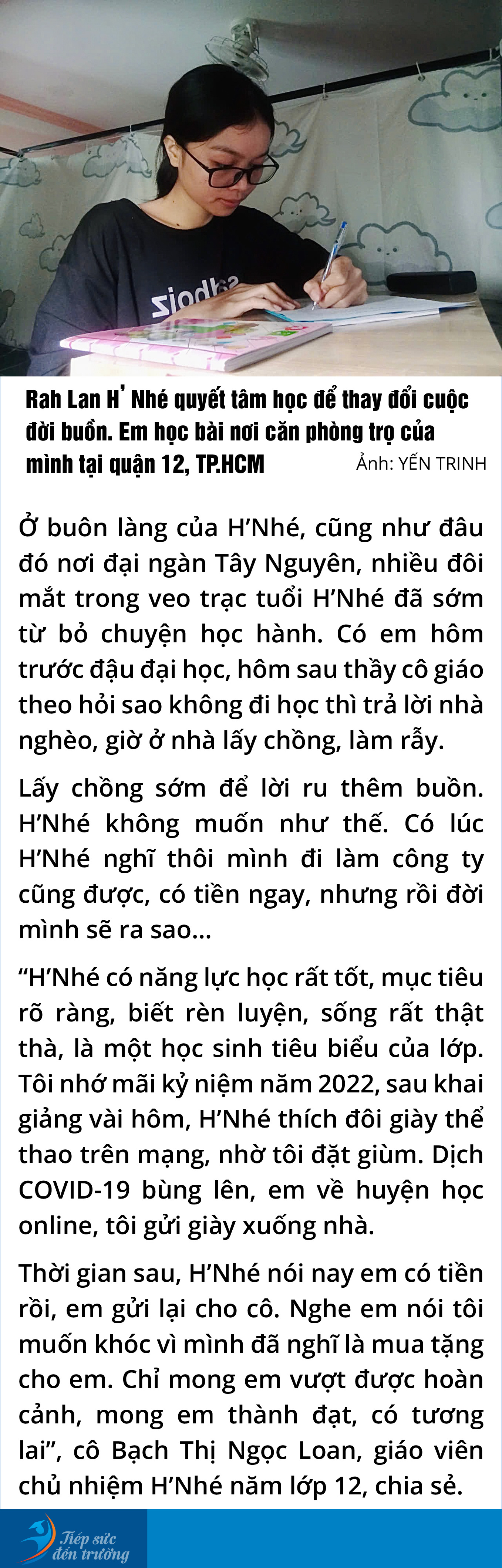 Đường đi học liều lĩnh của Rah Lan H’Nhé từ buôn làng tới TP.HCM: 20 tuổi mới đến được giảng đường - Ảnh 9.