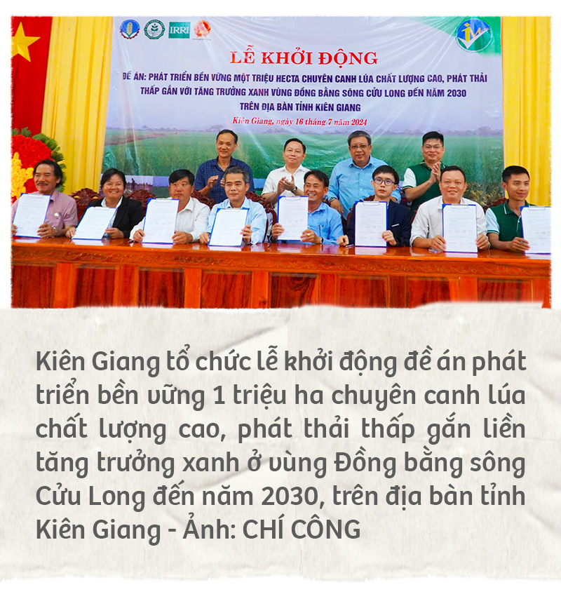 Đề án 1 triệu ha lúa giúp dân Kiên Giang hưởng lợi - Ảnh 1.