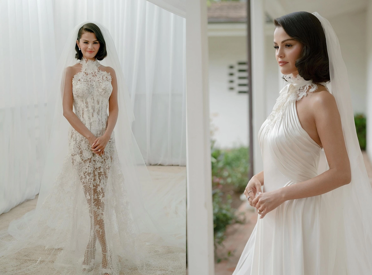 Selena Gomez khoe ảnh cưới đẹp như truyện cổ tích - Ảnh 3.