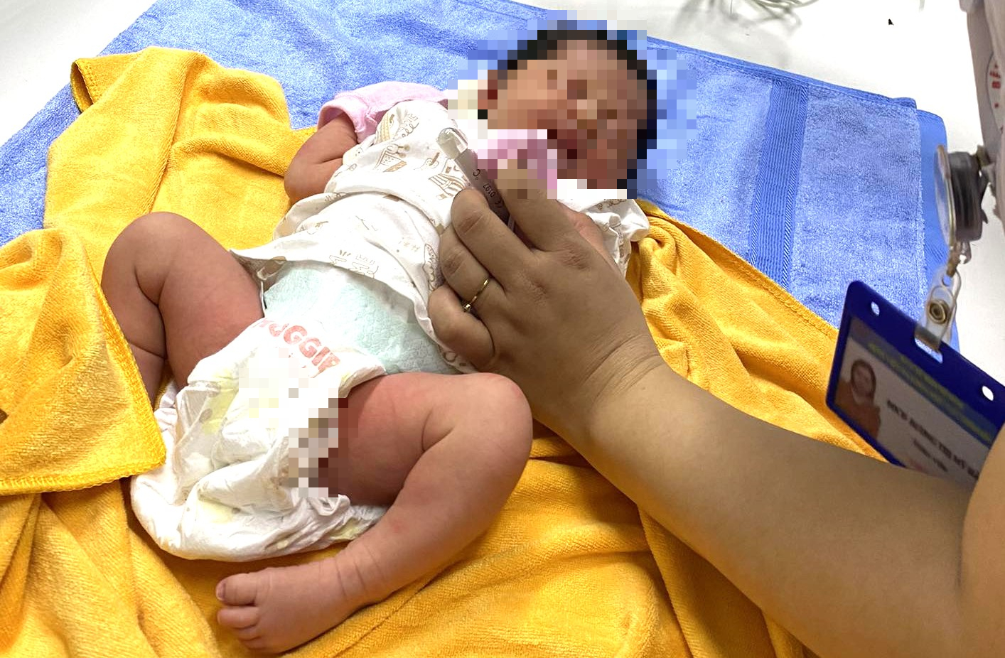 Bé gái sơ sinh bị bỏ rơi tại ngôi miếu ở Khánh Hòa - Ảnh 1.