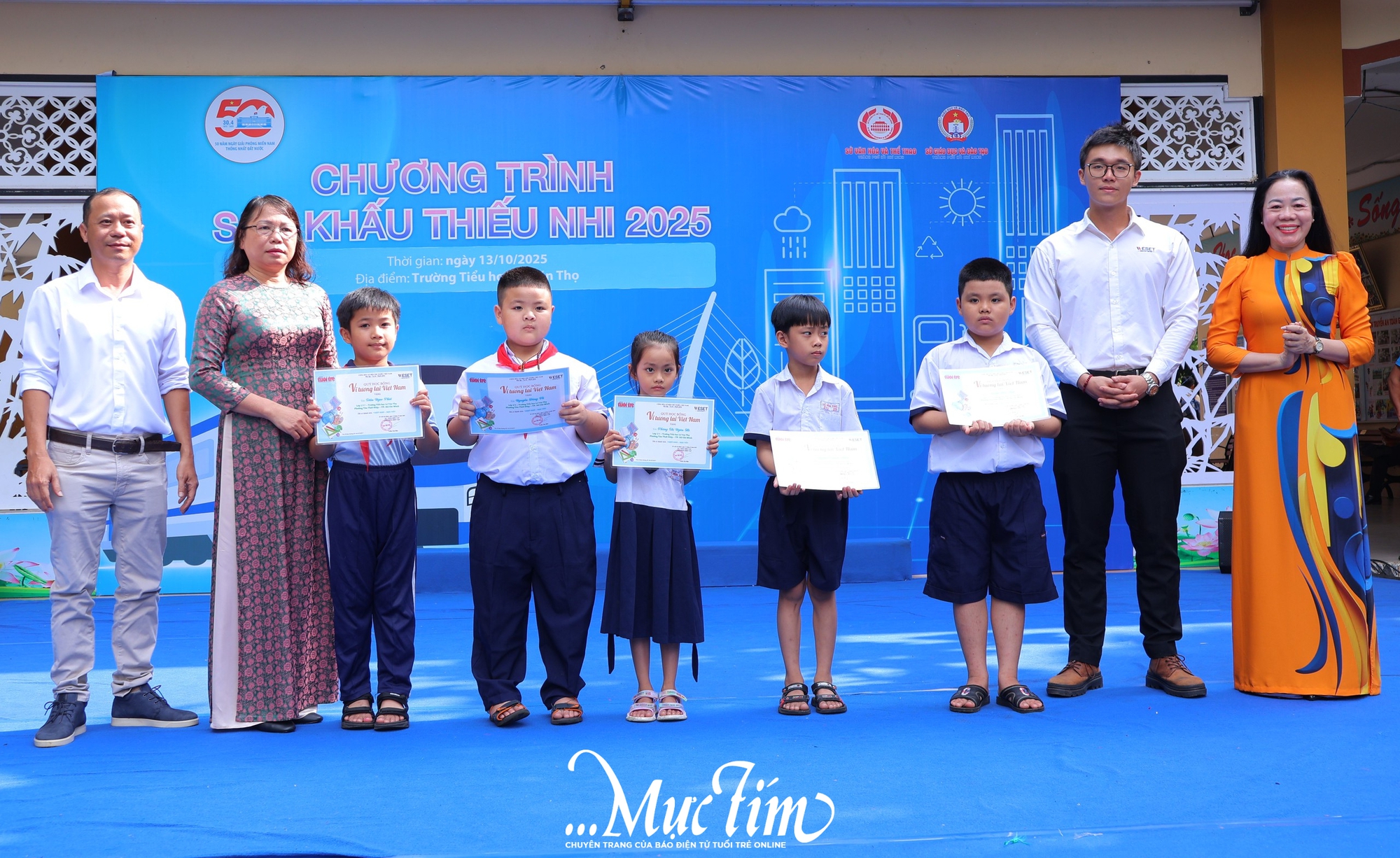 Học bổng Vì tương lai Việt Nam gửi gắm niềm tin đến học trò Trường tiểu học Lê Văn Thọ- Ảnh 1.