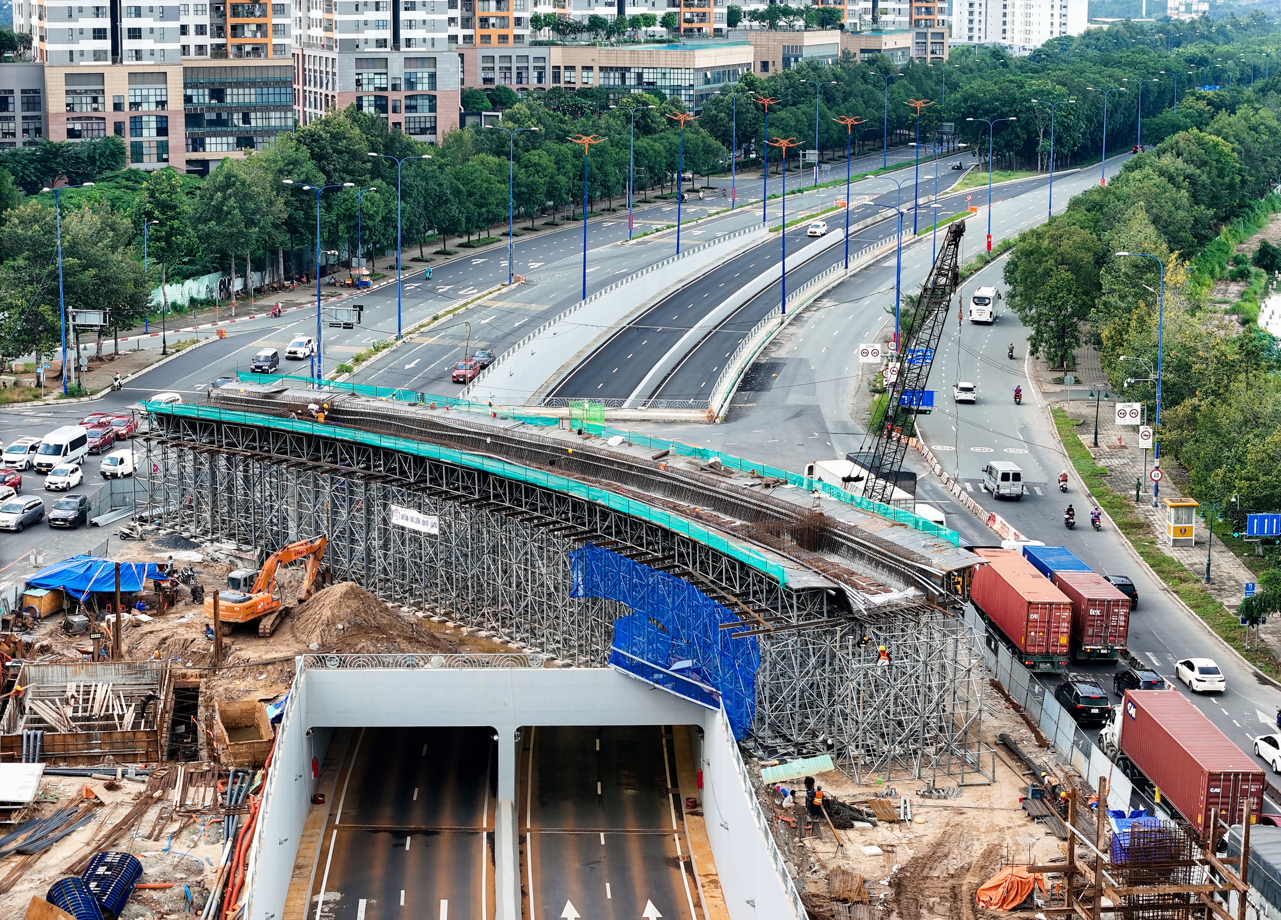 Thí điểm áp dụng AI quản lý tiến độ tại nút giao An Phú và Tân Vạn- Ảnh 1.