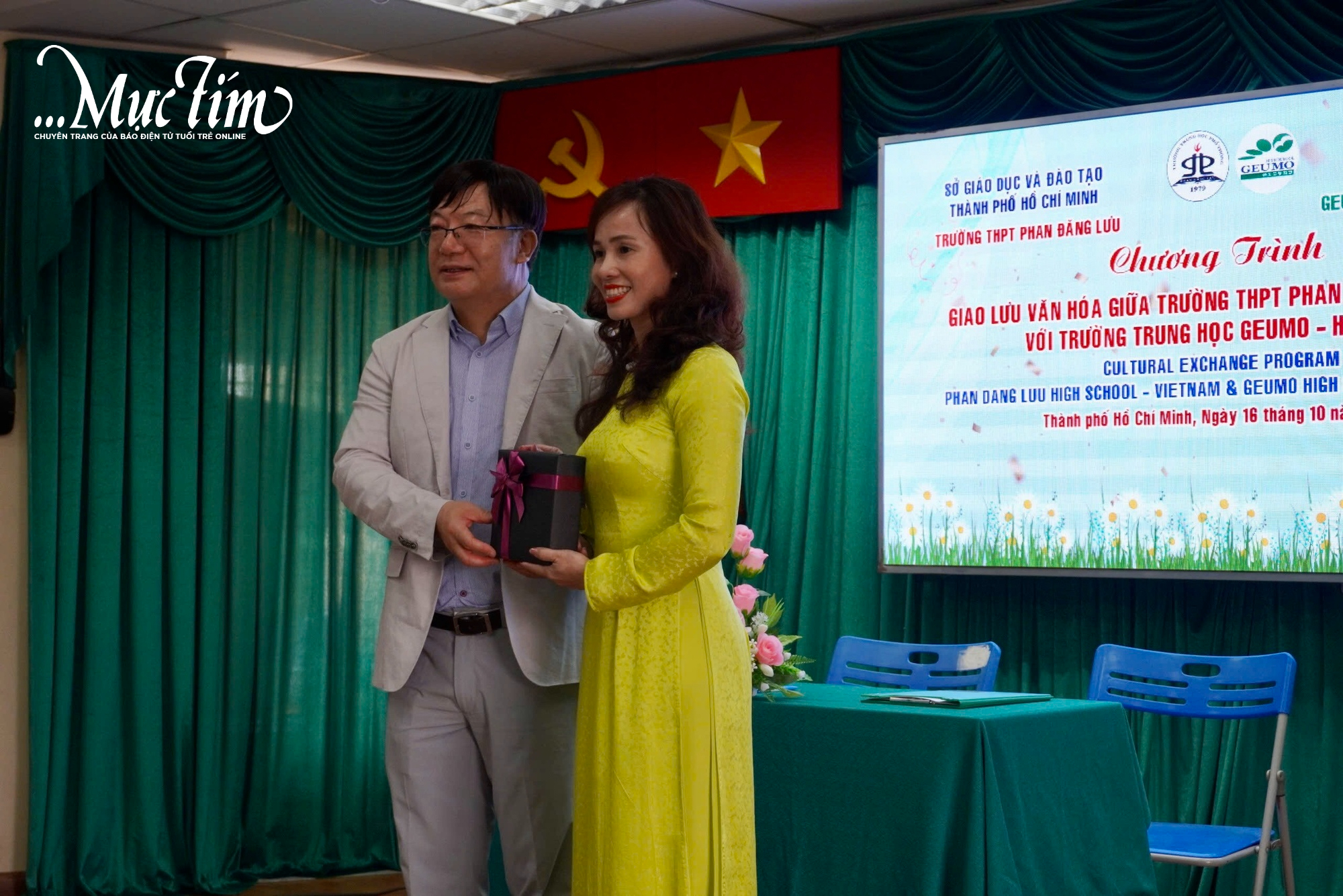 Văn hoá Việt - Hàn hội tụ trong ngày hội giao lưu tại Trường THPT Phan Đăng Lưu- Ảnh 3.