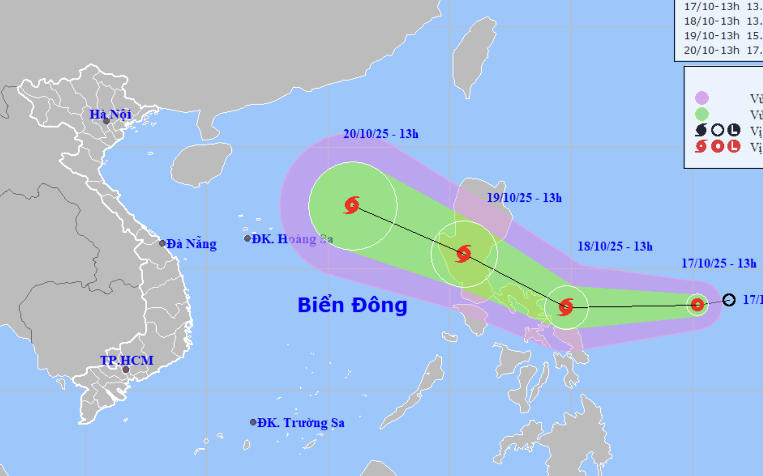 Storm Fengshen forms east of Philippines, expected to enter East Vietnam Sea on Monday - Ảnh 2.
