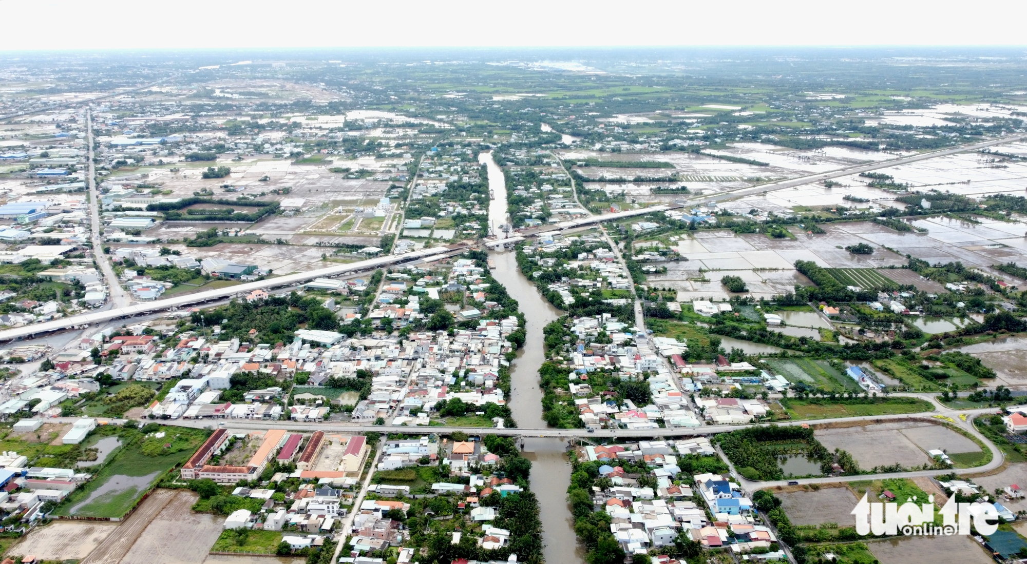 Vành đai 3 qua Tây Ninh đang vượt sông Chợ Đệm, thông xe kỹ thuật cuối tháng 10 - Ảnh 3.