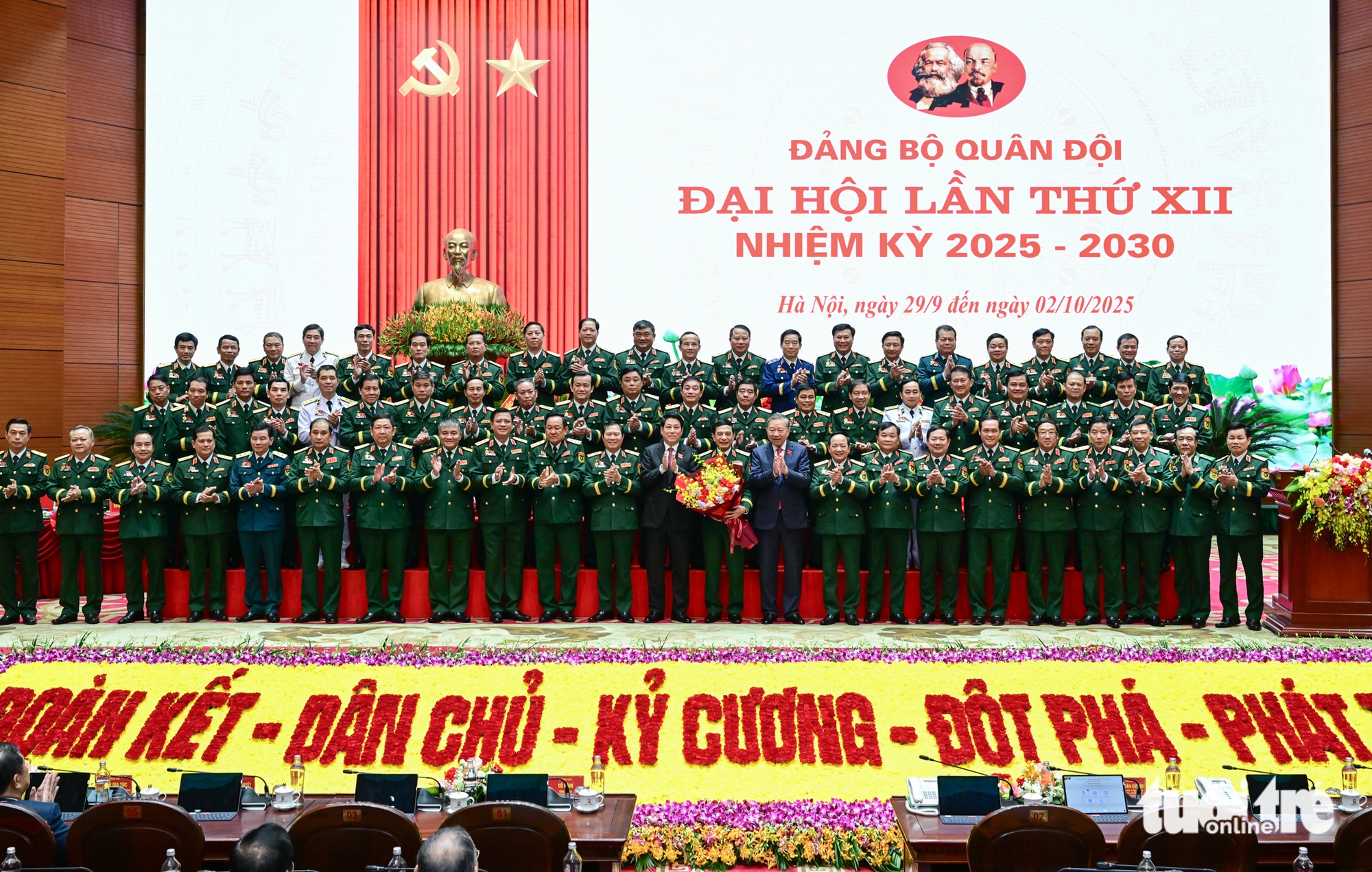 Tổng Bí thư Tô Lâm: Đại hội Đảng bộ Quân đội lần thứ XII đã thành công rất tốt đẹp - Ảnh 3.