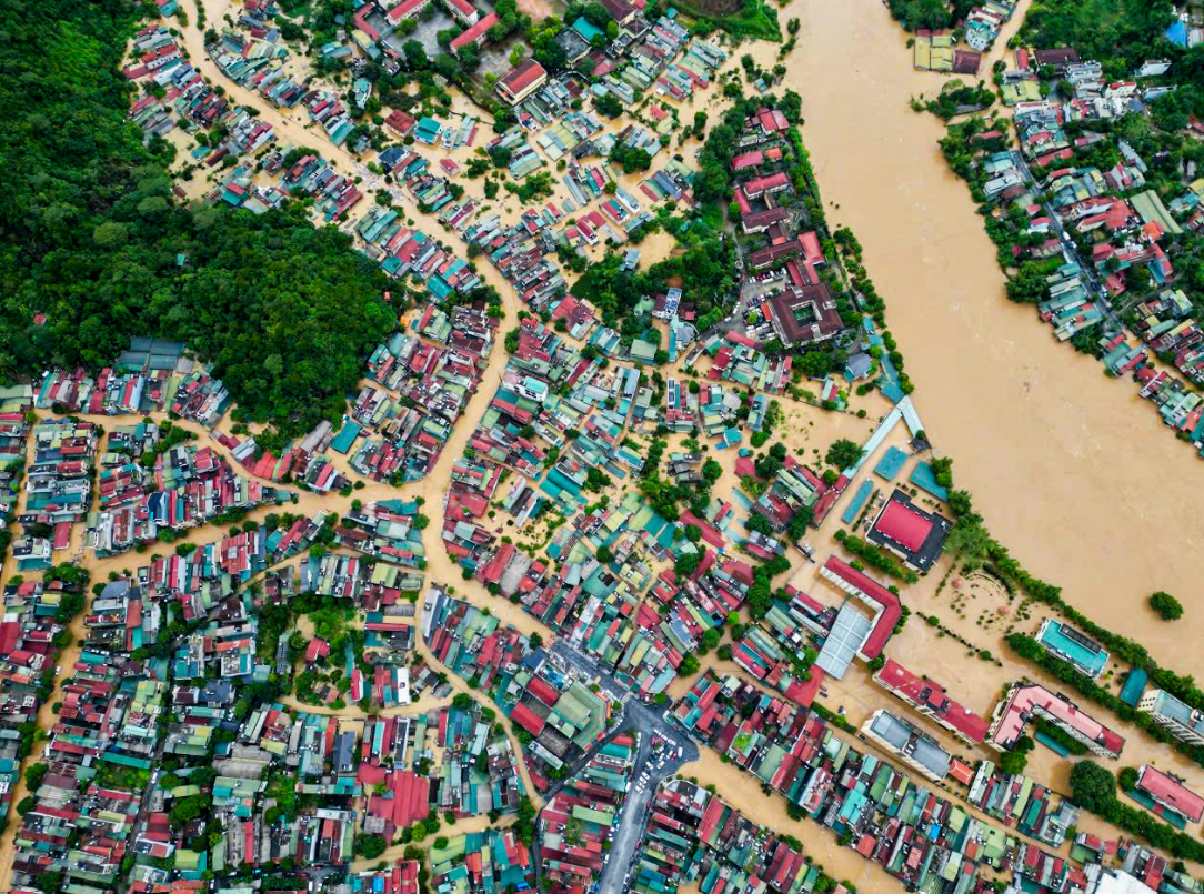 Several parts of Vietnam’s Tuyen Quang Province submerged in historic flood