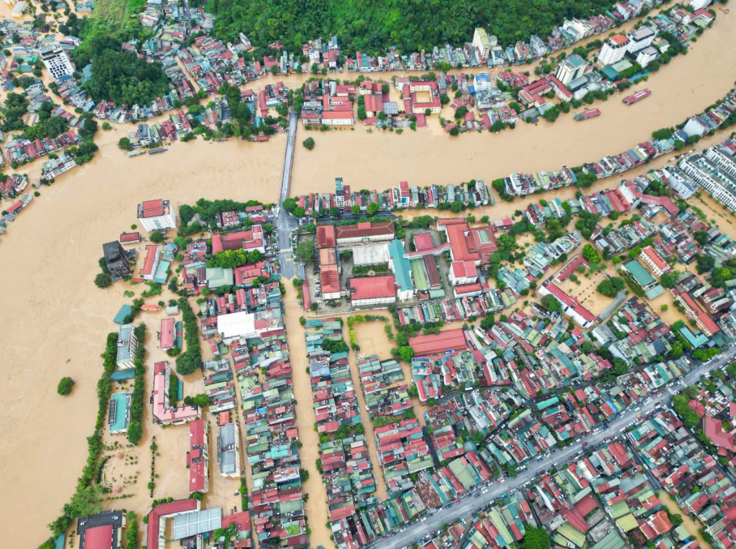Several parts of Vietnam’s Tuyen Quang Province submerged in historic flood