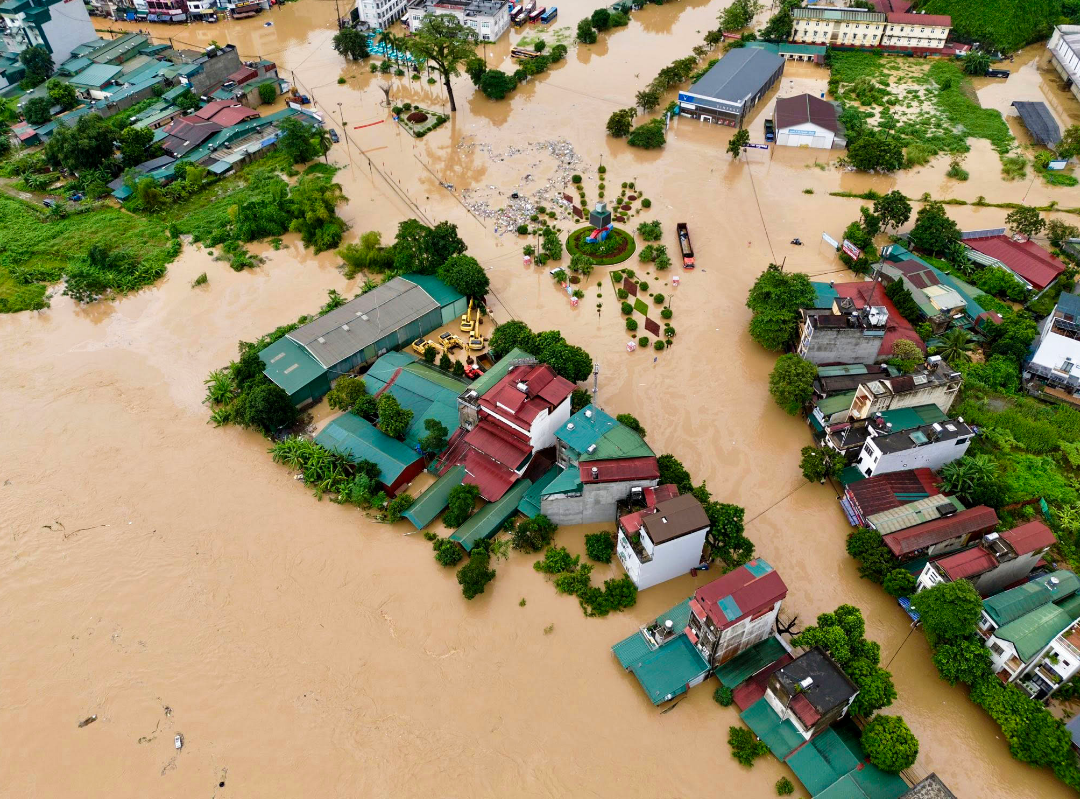 Several parts of Vietnam’s Tuyen Quang Province submerged in historic flood