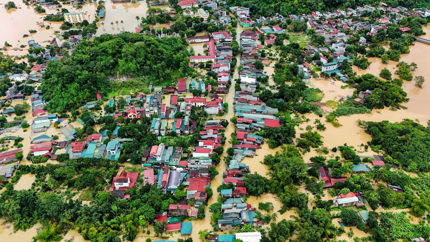Several parts of Vietnam’s Tuyen Quang Province submerged in historic flood