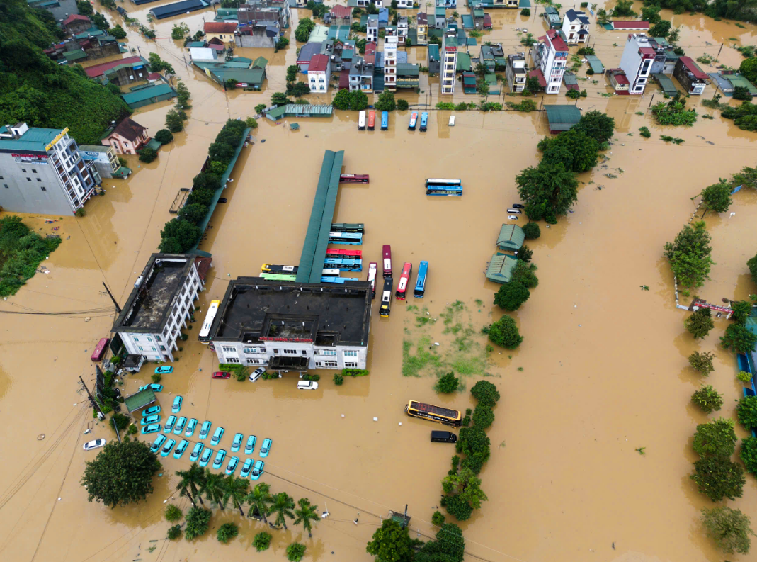Several parts of Vietnam’s Tuyen Quang Province submerged in historic flood