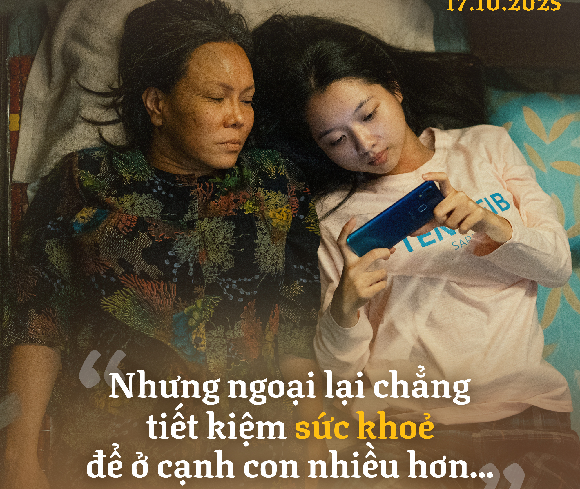 Lâm Thanh Mỹ khóc sưng mắt khi quay Cục vàng của ngoại - Ảnh 5.