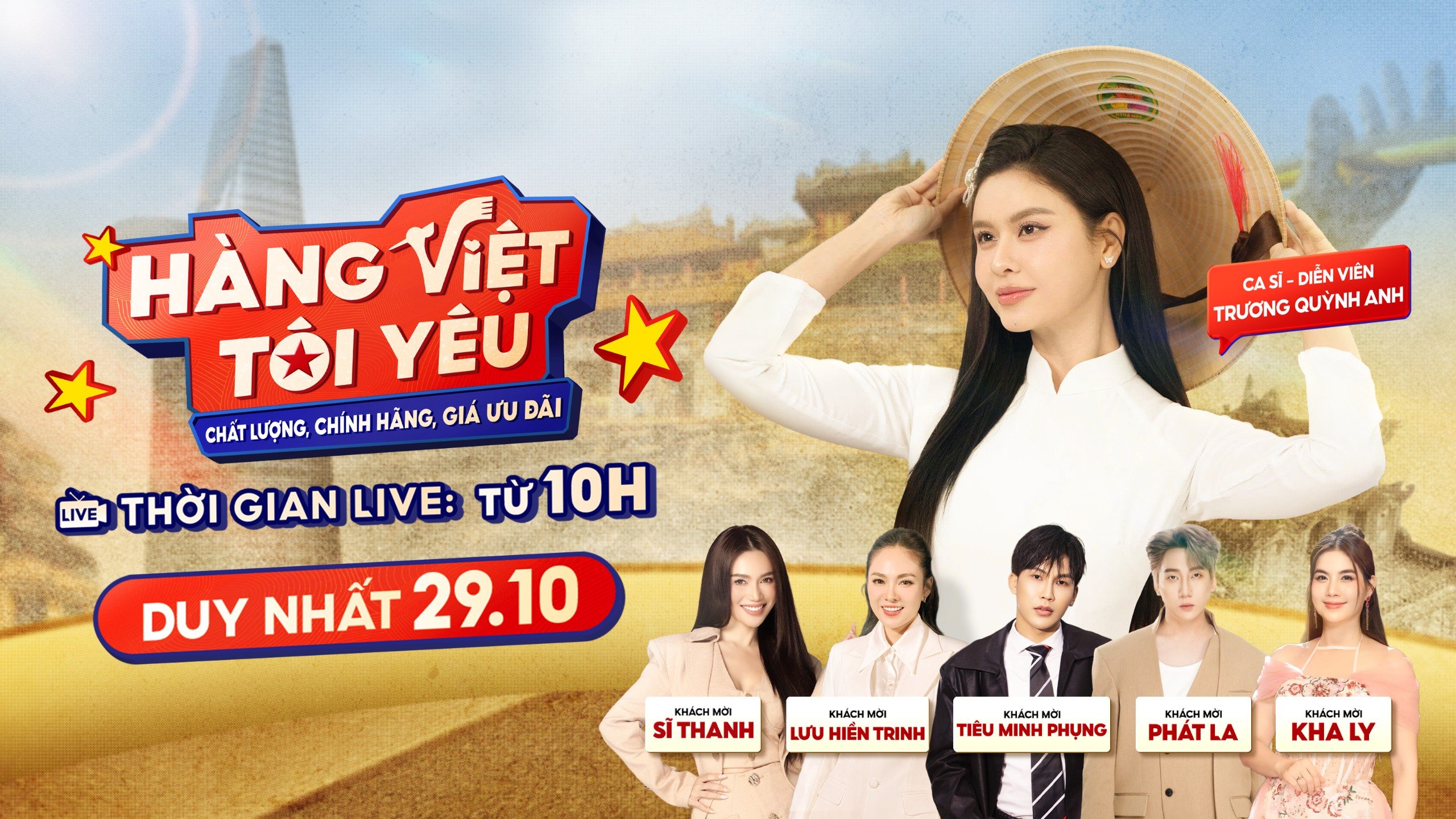 Dàn sao khuấy động livestream 'Hàng Việt tôi yêu' ngày 29-10 trên Shopee - Ảnh 1.
