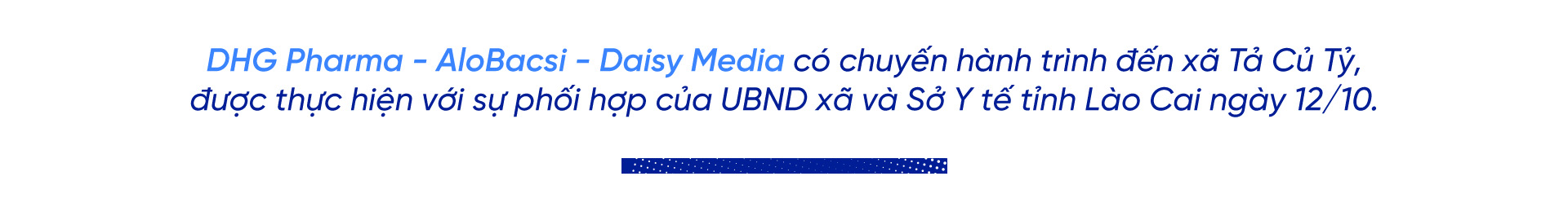 Hành trình những viên thuốc DHG Pharma gieo nắng ấm tại Lào Cai - Ảnh 1. Hành trình những viên thuốc DHG Pharma gieo nắng ấm tại Lào Cai - Ảnh 1.