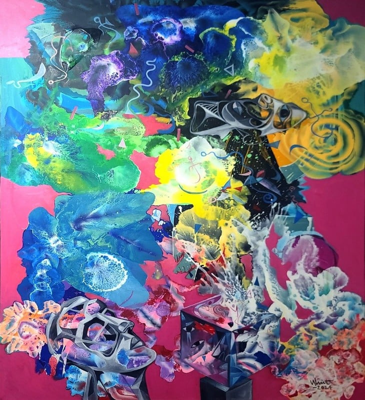 Artists from Japan, Brazil, Indonesia, Vietnam showcase works in Ho Chi Minh City - Ảnh 5.