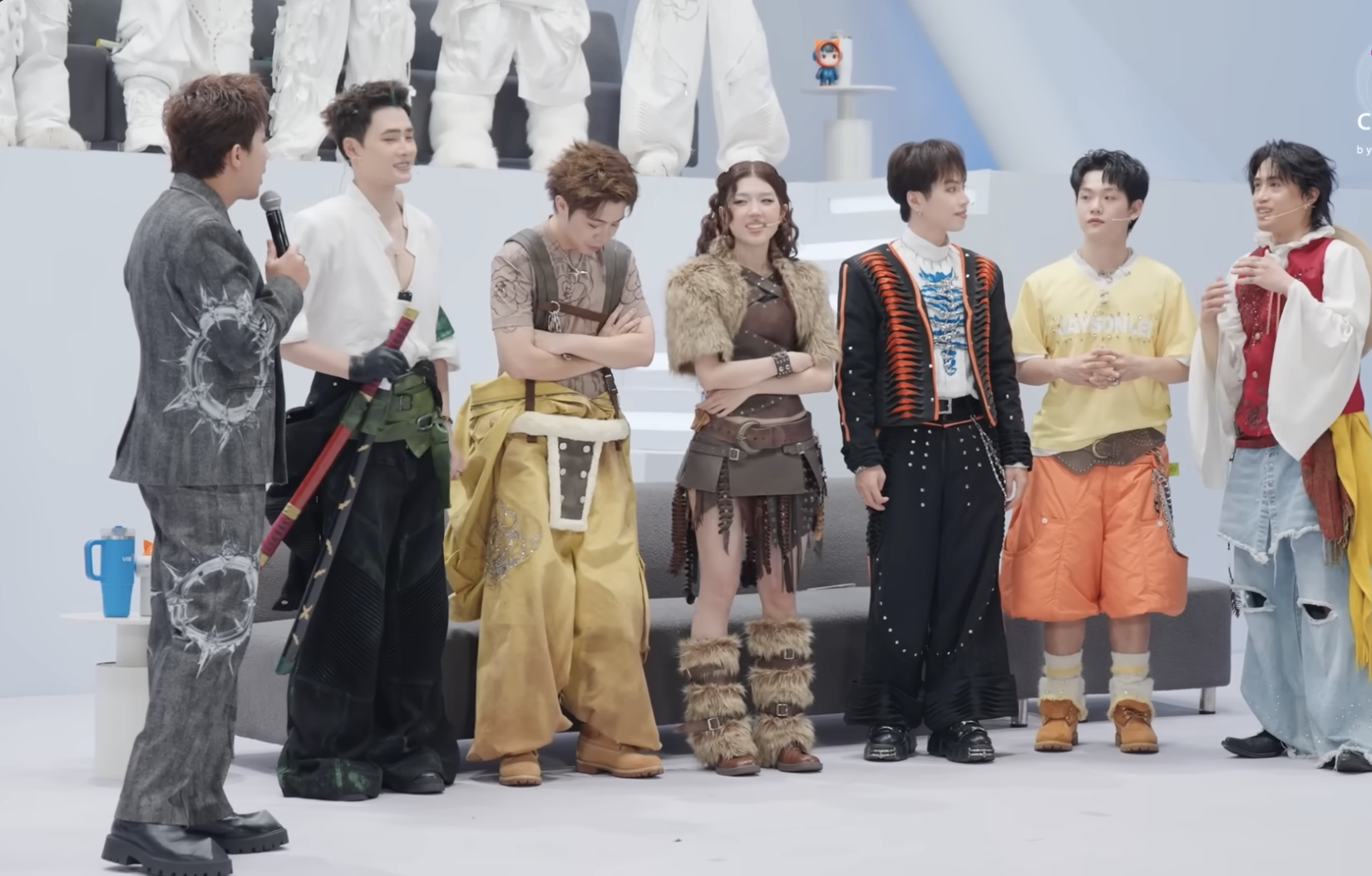 Đội Robber đưa Băng mũ rơm One piece lên sân khấu livestage 3 Anh trai ...