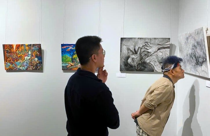 Artists from Japan, Brazil, Indonesia, Vietnam showcase works in Ho Chi Minh City - Ảnh 2.