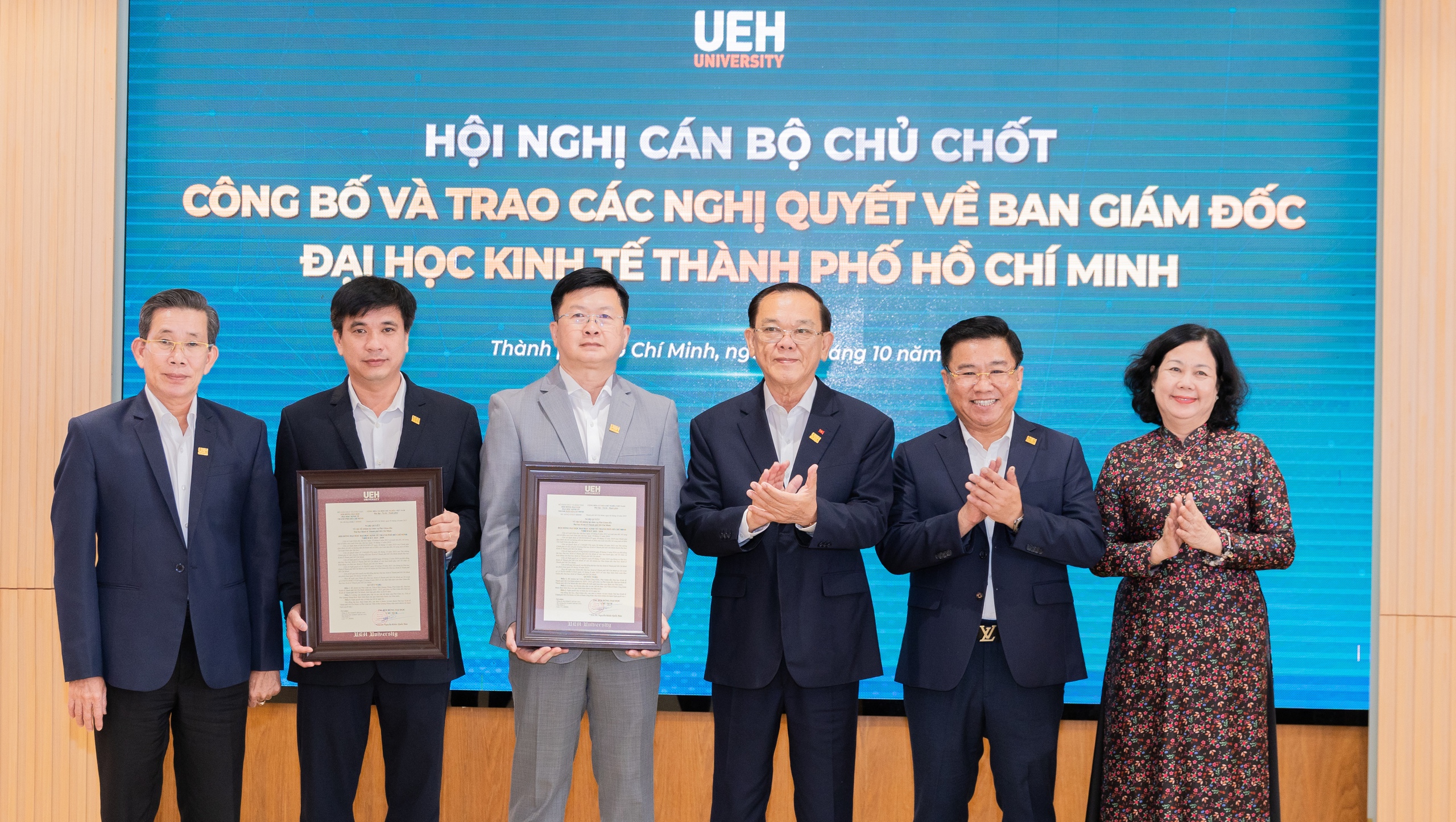 PGS.TS Bùi Quang Hùng phụ trách điều hành Đại học Kinh tế TP.HCM - Ảnh 1.