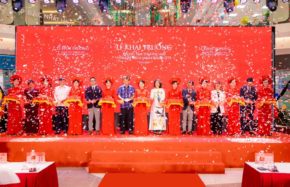  Chính thức khai trương trung tâm thương mại Vincom Mega Mall Ocean City  - Ảnh 1.