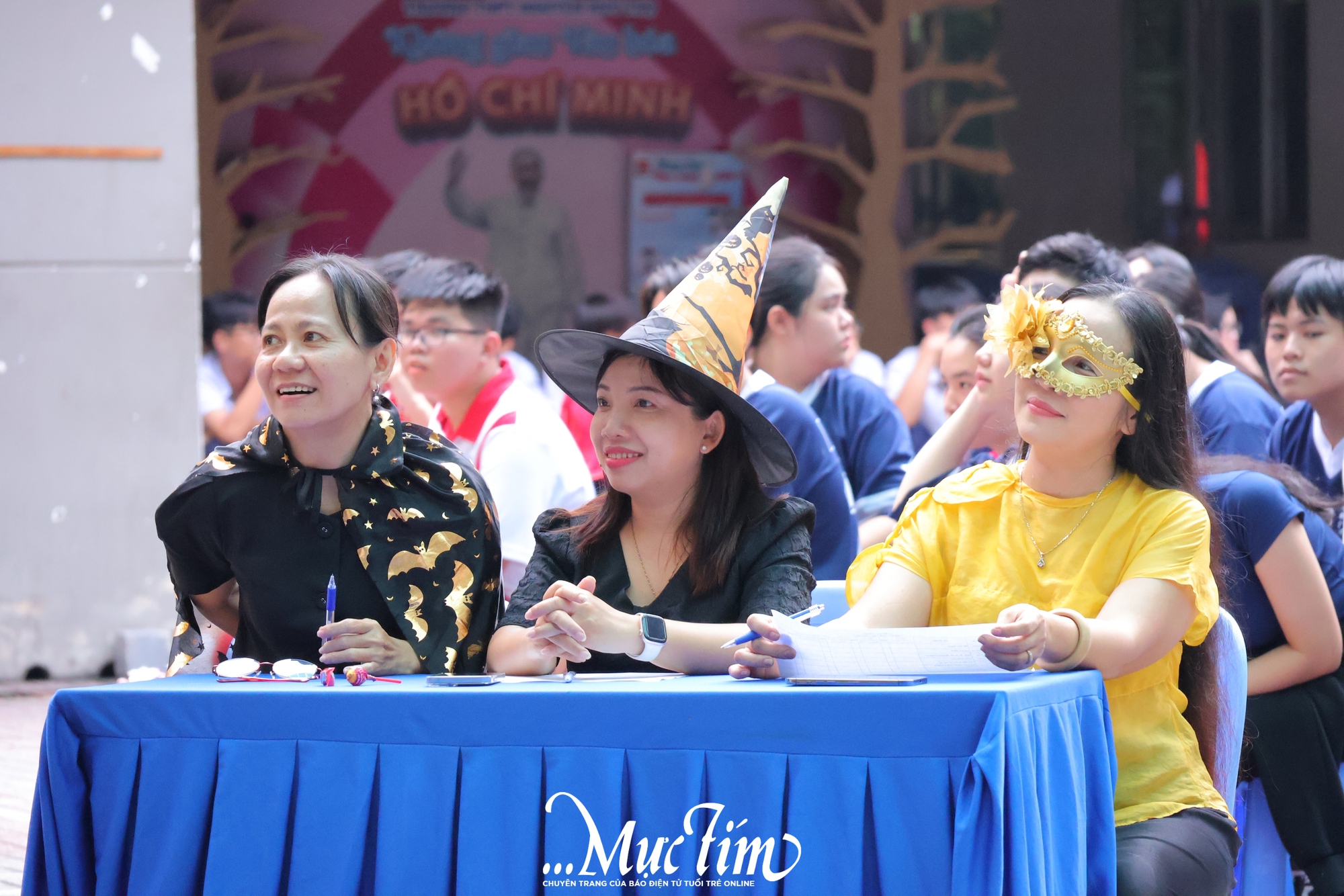 Đêm Halloween độc đáo của học trò Trường THPT Nguyễn Hữu Thọ- Ảnh 8.