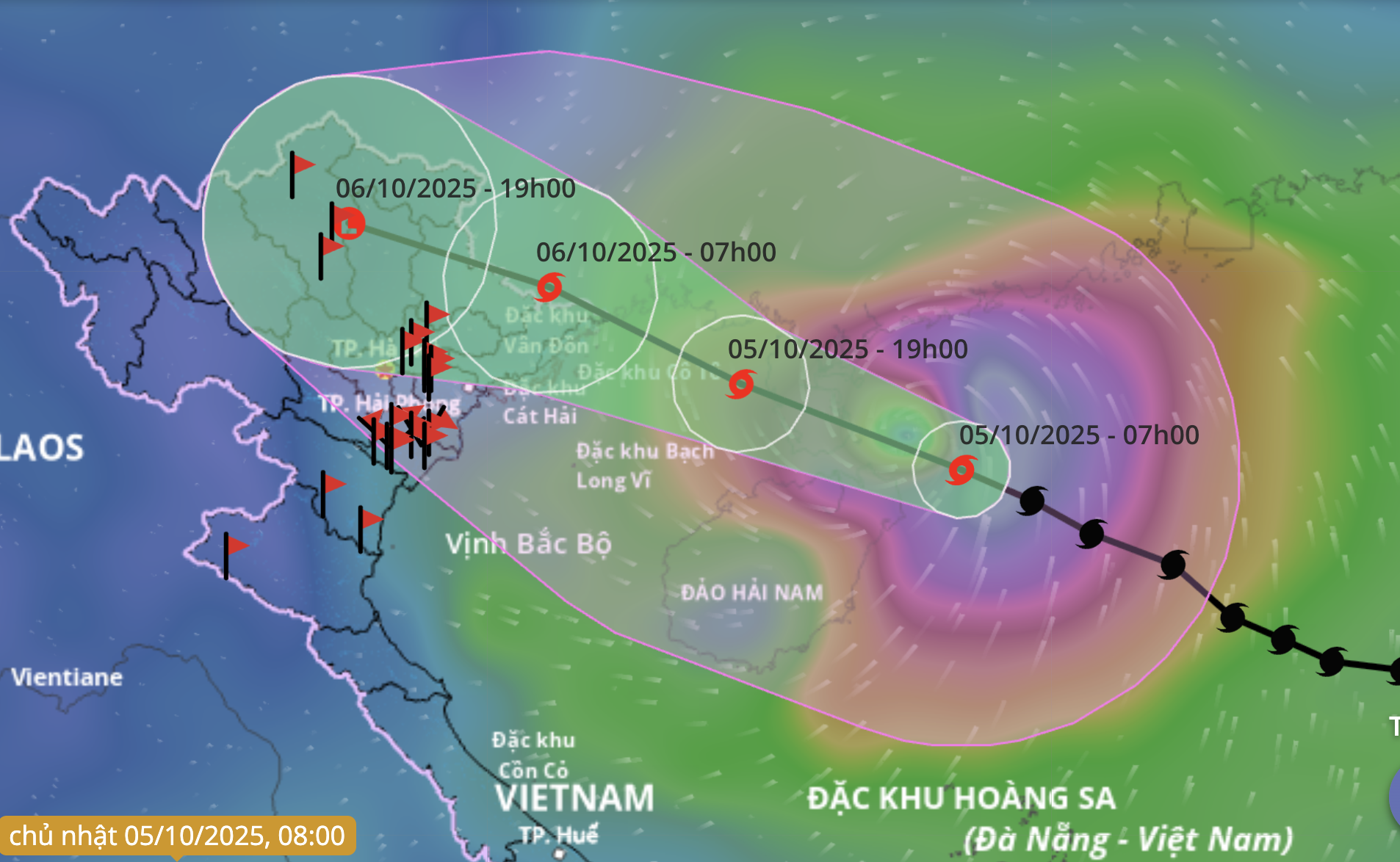 Bão Matmo mạnh lên đầu cấp 13, giật cấp 16, gây mưa gió thế nào đến nước ta? - Ảnh 1.