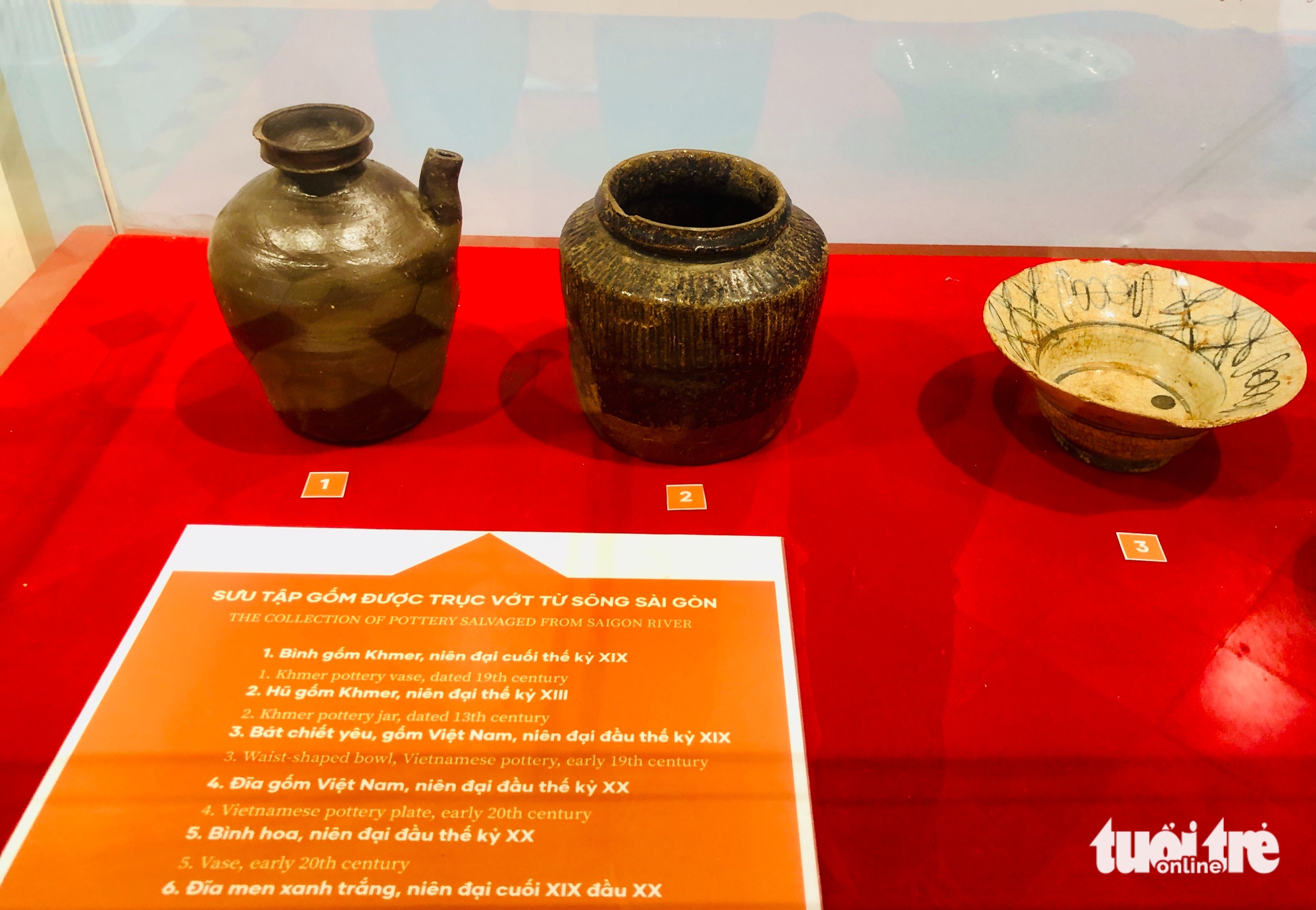 Ngắm cổ vật trăm tuổi được trục vớt ở sông Sài Gòn - Ảnh 11.